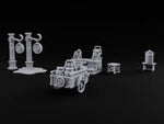Curdle Not, Want Not Wooden Milkman Market Set turntable