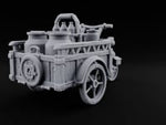 Curdle Not, Want Not Wooden Milkman Market Piece A turntable