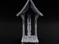 Carcass Hangs, Customers Gather Orc Butcher Market Terrain B turntable