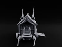 Carcass Hangs, Customers Gather Orc Butcher Market Terrain C turntable