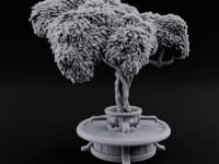 Hay Cart Left Mid-Lane Wooden Town Street Scenery E turntable