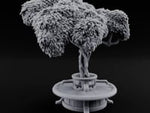 Hay Cart Left Mid-Lane Wooden Town Street Scenery E turntable