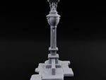 Hay Cart Left Mid-Lane Wooden Town Street Scenery C turntable
