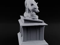 Rug Burn Risk Wooden Hunting Lodge Trophy Display E turntable