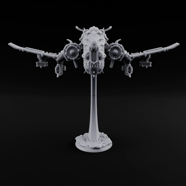 Wagner Would Have Words Animated Object Gunship turntable