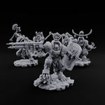 Cockpit Faces Warforged Armoured Warriors turntable
