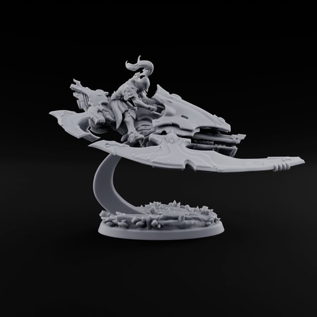 Skimming Above Their Station Elf Hover Knight B turntable