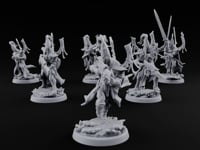Nobility Rides Out Armed Eladrin Lancers turntable