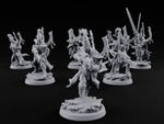 Nobility Rides Out Armed Eladrin Lancers turntable