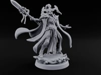 Reads the Sky, Spears It Anyway Elf Spear Mage turntable