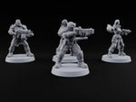 Scorched-Earth Policy Human Raider Gunners turntable