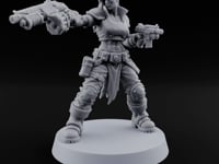 Scorched-Earth Policy Human Raider Gunner D turntable
