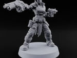 Scorched-Earth Policy Human Raider Gunner D turntable