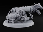 Fed on Dragon Fire Dragon-Head Cannon with Fuel Keg turntable