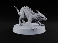 Just Hatched, Already Hunting Dragon Wyrmling B turntable
