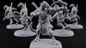 Crests Up, Tails Out Dragonborn Archers turntable