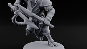 Dojo Under Dragon Skies Dragonborn Swordmaster E turntable