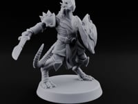 Scales Rattle, Shields Rise Dragonborn Swordsman F turntable
