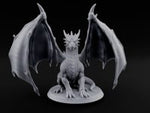 Storm Gathers Beneath Open Wings Adult Dragon turntable