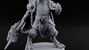 Crest Up, Glaive Down Dragonborn Sentinel Leader turntable
