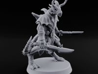 Antlers Up, Blades Crossed Dragonborn Swordmaster turntable