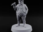 Cigar Raised, Hand in Pocket Human Gentleman turntable