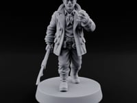Pipe Lit, Hook Trailing Human Ship Captain turntable