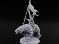 Winged Hussars, Armoured Bruin Dwarf Bear Rider B turntable