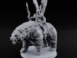 Winged Hussars, Armoured Bruin Dwarf Bear Rider A turntable