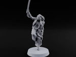 Leaps Barefoot, Blade First Leonin Sword Warrior turntable