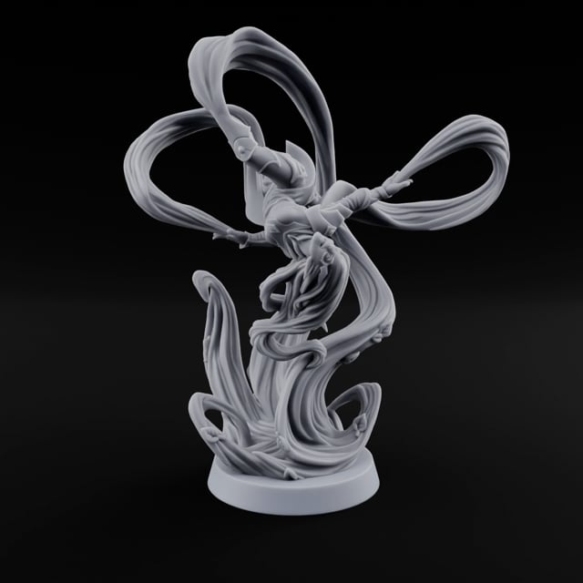 Ribbons Out, Floor Optional Elf Wind Dancer turntable