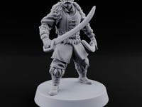 Moustache Waxed, Sabres Drawn Twice Human Dual Sabre Warrior B turntable