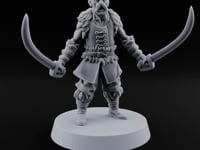 Moustache Waxed, Sabres Drawn Twice Human Dual Sabre Warrior D turntable