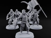 Shields Studded, Moustaches Bristling Human Sabre and Shield Warriors turntable