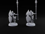 Shields Leaf-Shaped, Spears Skyward Elf Spear and Shield Guards turntable