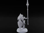 Shields Leaf-Shaped, Spears Skyward Elf Spear and Shield Guard A turntable