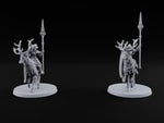 Antlers Lead the Charge Elf Stag Riders turntable
