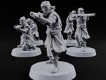 Sandals Planted, Matchlocks Steady Human Matchlock Gunners turntable
