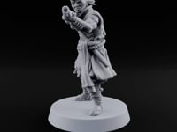 Sandals Planted, Matchlocks Steady Human Matchlock Gunner A turntable