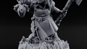 Small Feet, Big Callings Halfling Adventurer A turntable