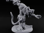 Muzzled, Chained and Lunging Wererat Monster turntable