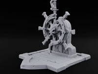Helmsman Long Gone, Wheel Still Gripped Pirate Ship Wheel Terrain turntable