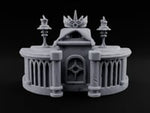Crown Awaits a Head Ornate Stone Crown Display turntable