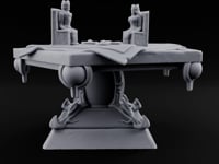 Two Crowns, One Parley Ornate Stone Map Table turntable