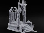 Ascend to Be Crowned Ornate Stone Throne Dais turntable