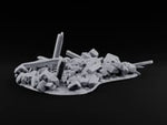 Snow Topped Stone and Timber Rubble Pile F turntable