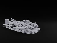 Snow Topped Stone and Timber Rubble Pile E turntable