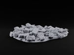 Snow Topped Stone and Timber Rubble Pile C turntable