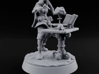 Late Library Fines Apply Human Apprentice Mage C turntable