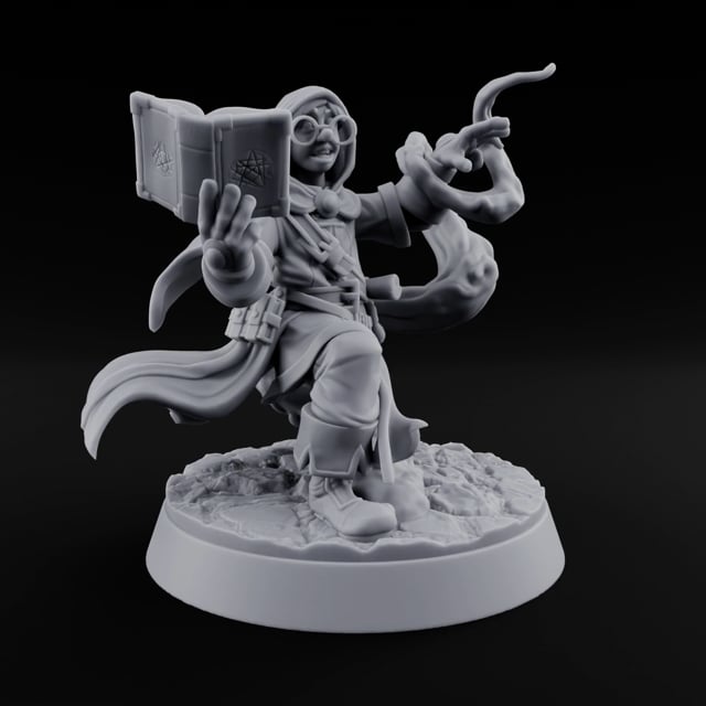 Late Library Fines Apply Human Apprentice Mage E turntable